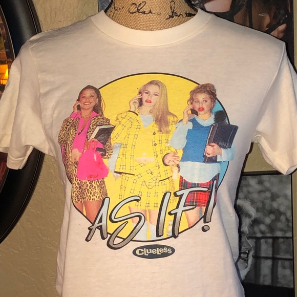 clueless Tops - LAST- SM- Clueless , AS IF! Tee